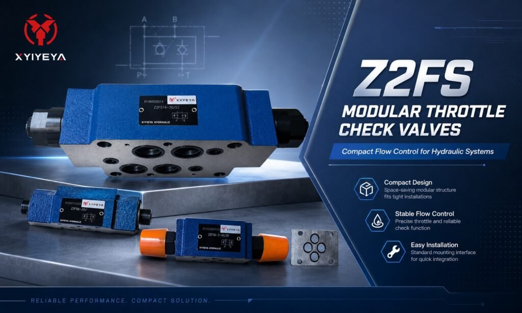XYIYEYA Z2FS Modular Throttle Check Valve