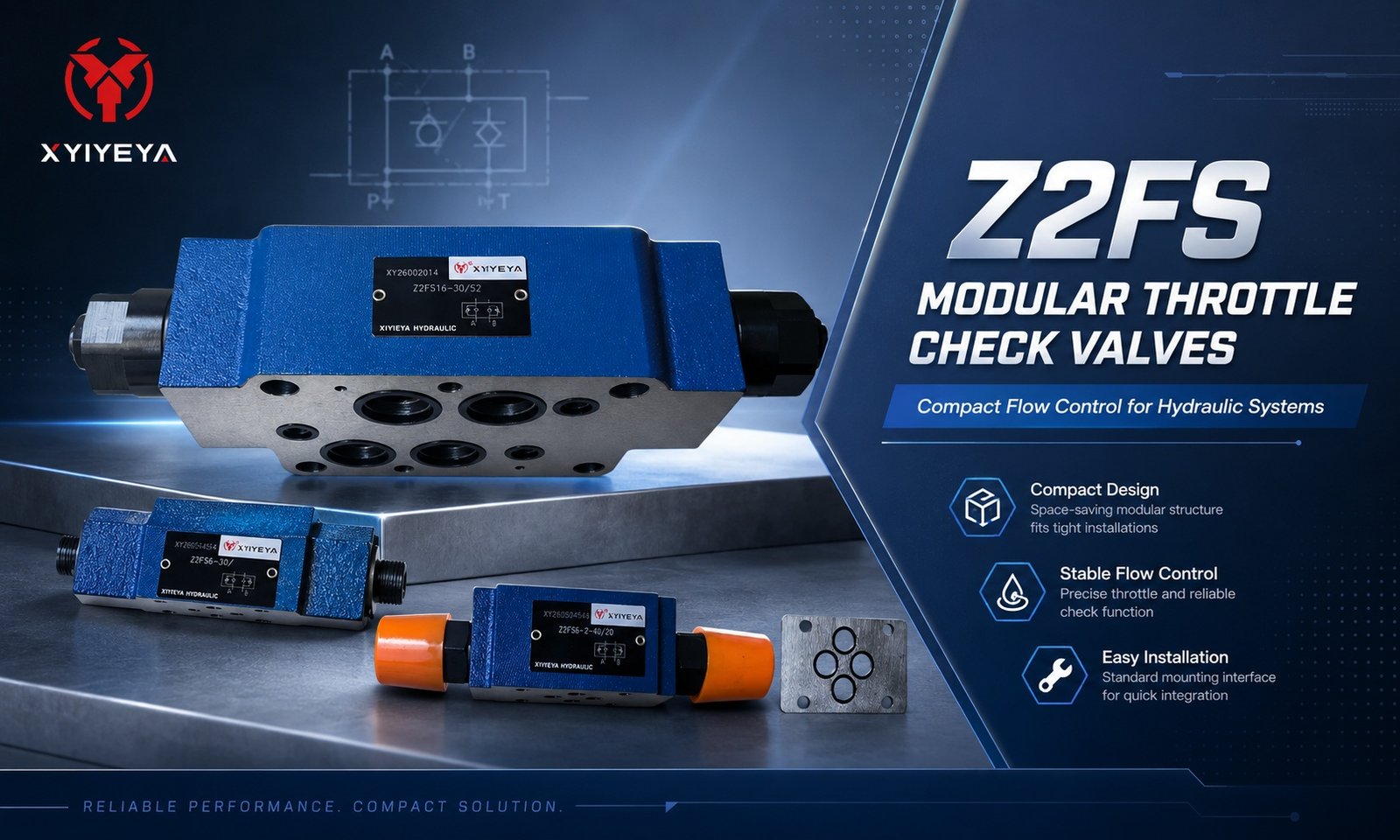 XYIYEYA Z2FS Modular Throttle Check Valve