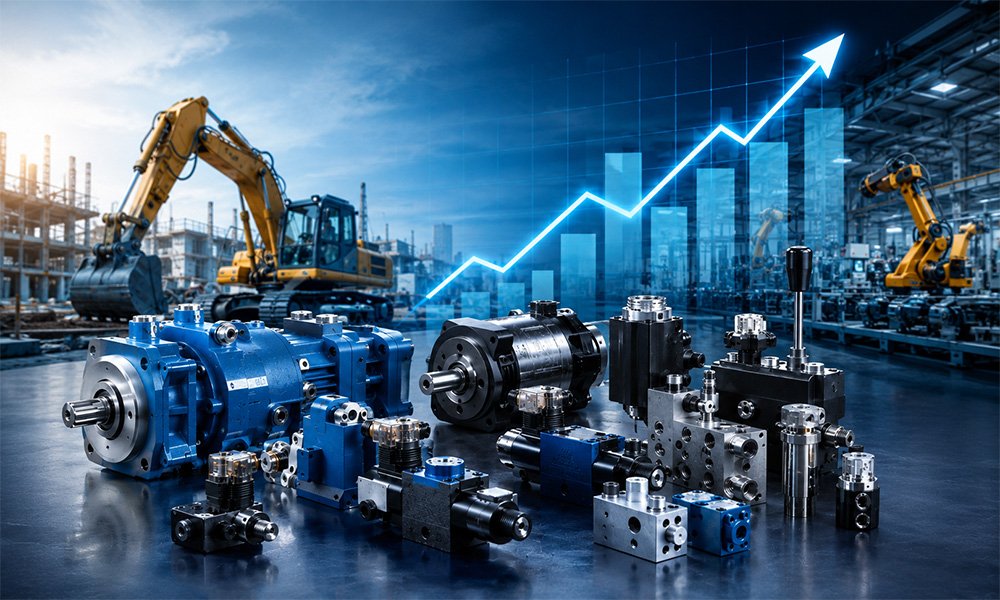 Hydraulic valves pumps and motors for industrial hydraulic systems from XYIYEYA