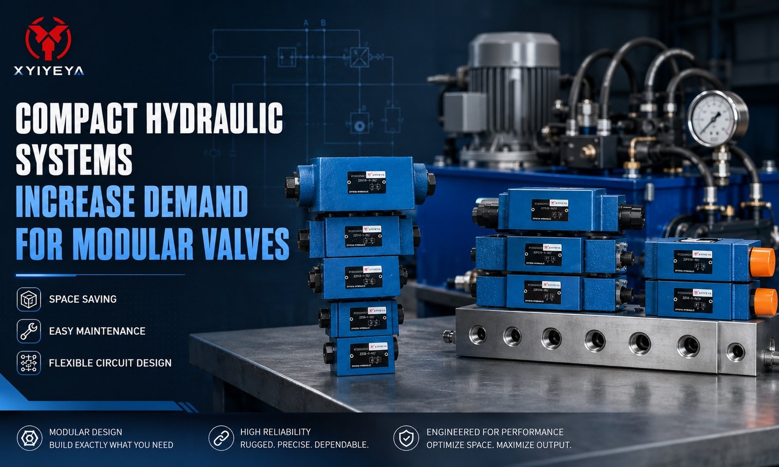 Compact hydraulic systems