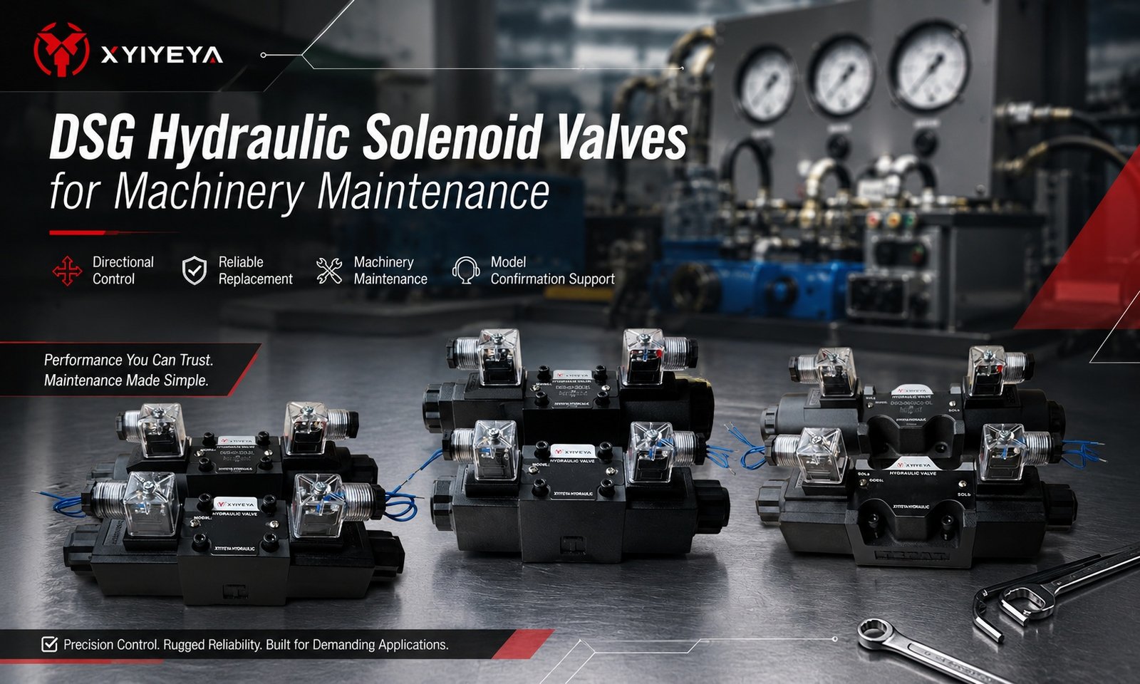 DSG hydraulic solenoid valve