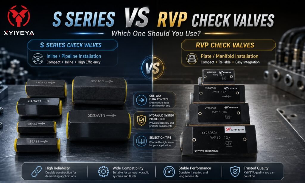 S Series vs RVP Check Valves