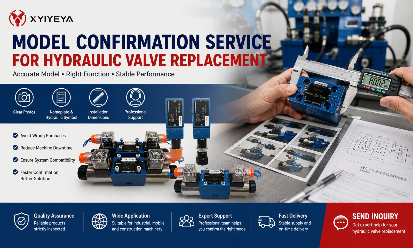 hydraulic valve model confirmation