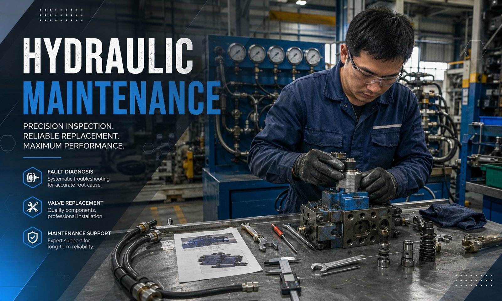 hydraulic valve replacement and XYIYEYA
