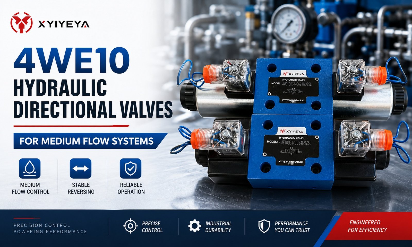 4WE10 hydraulic directional valve