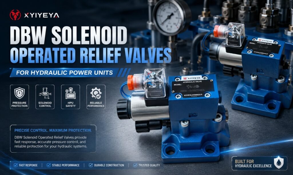 DBW solenoid operated relief valveDBW solenoid operated relief valve