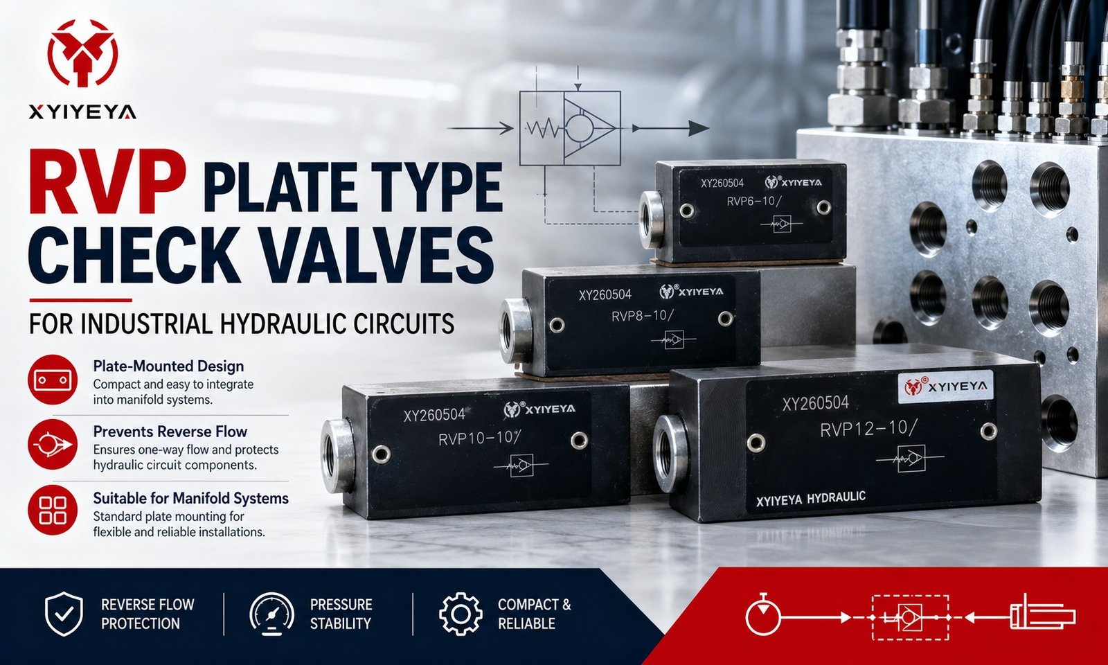 RVP plate type check valve