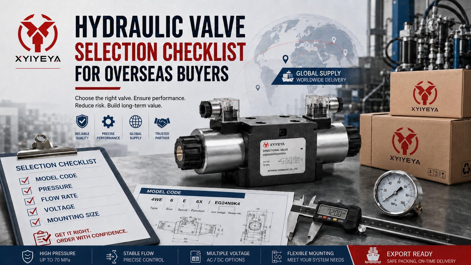 hydraulic valve checklist