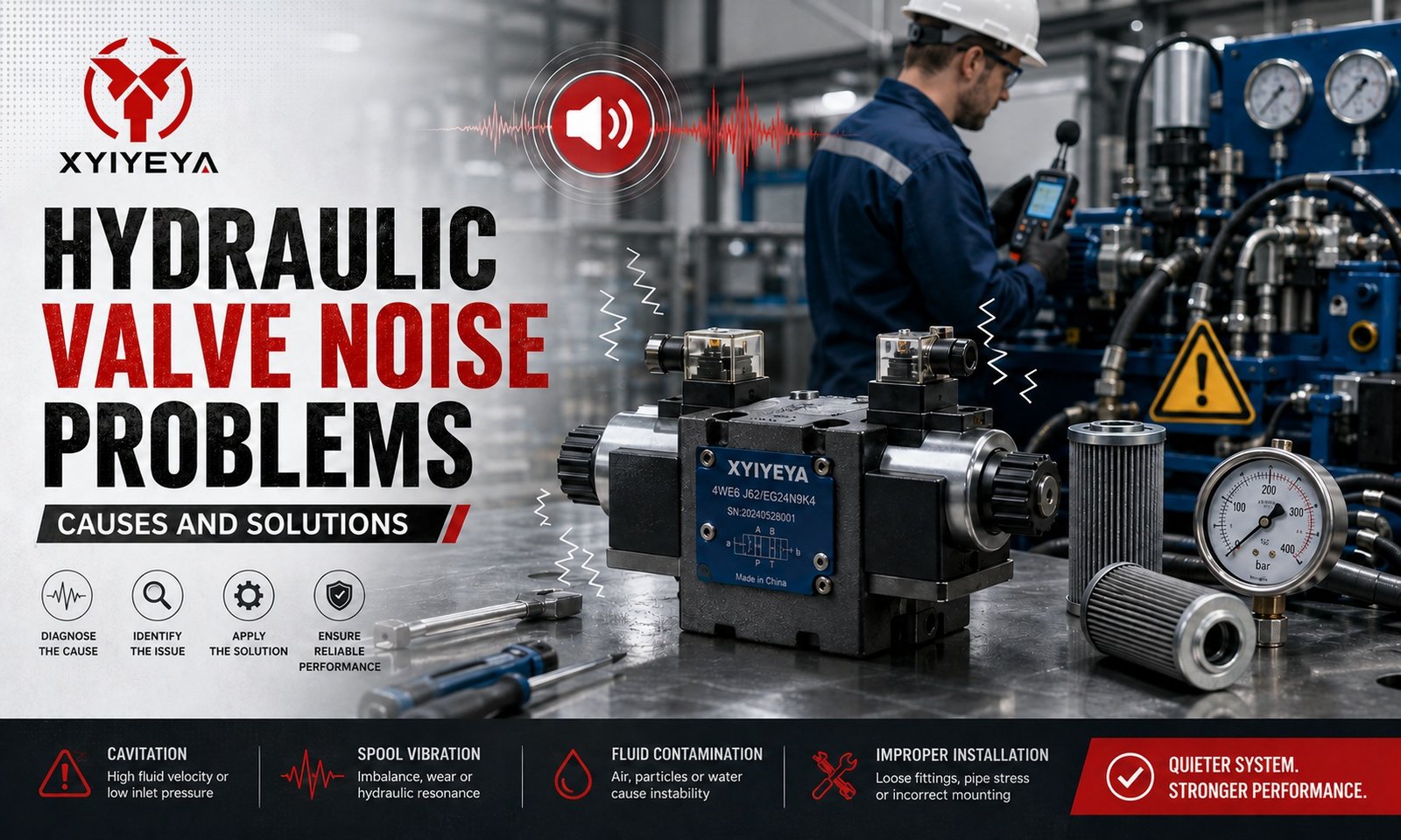 hydraulic valve noise