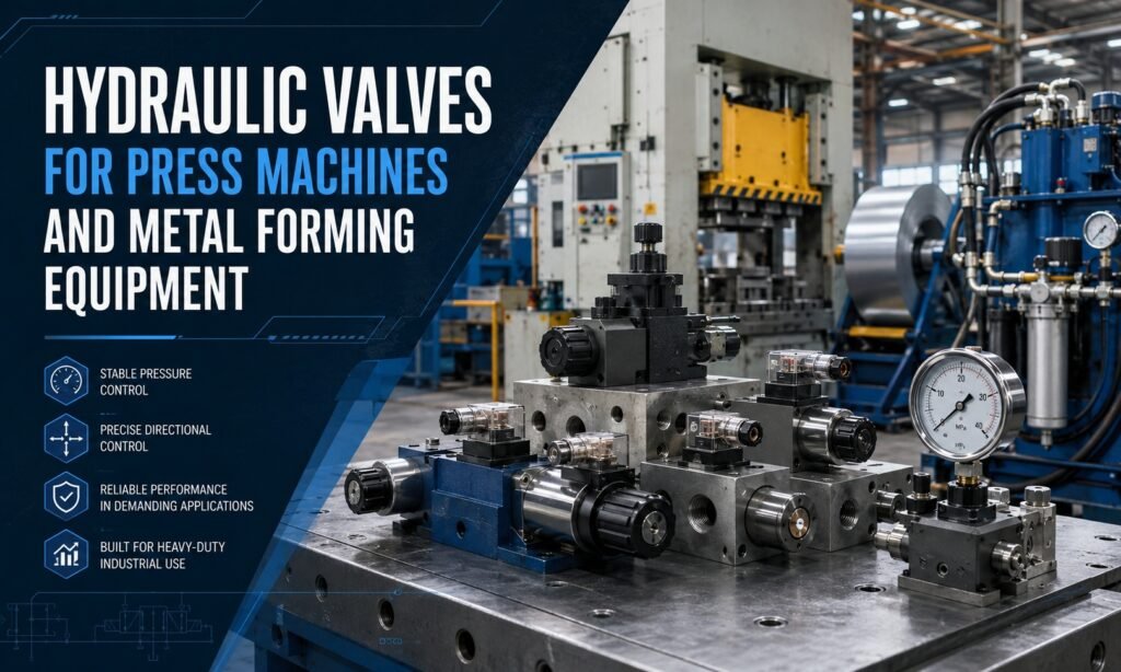 hydraulic valves for press machines