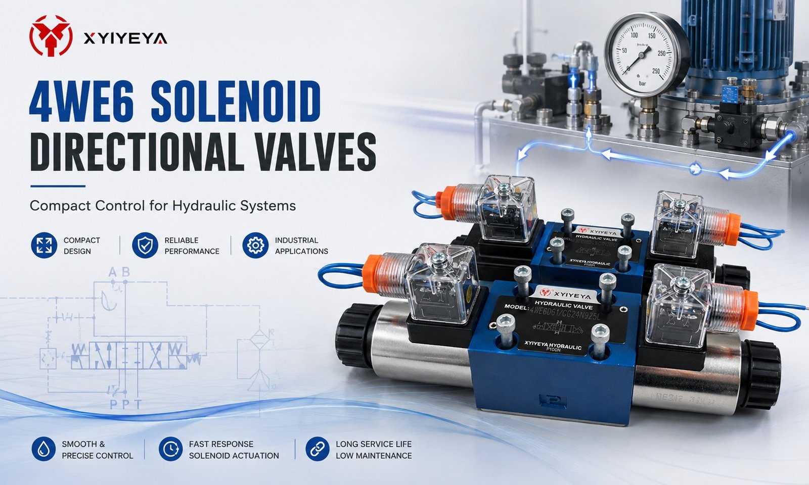 4WE6 solenoid directional valve