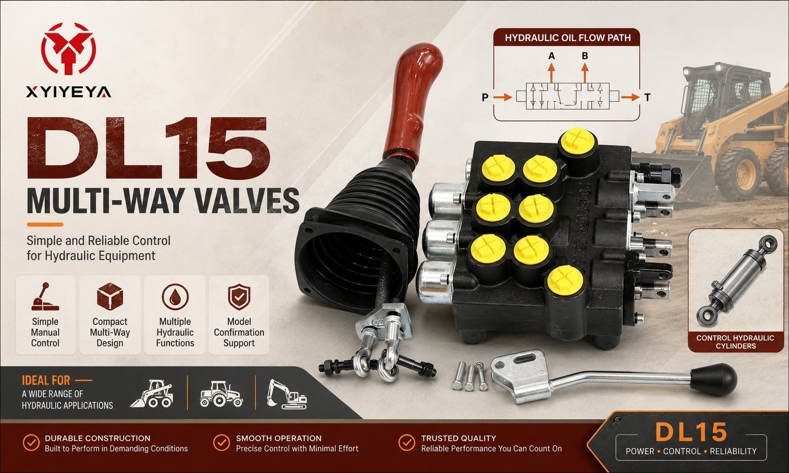 DL15 multi-way valve