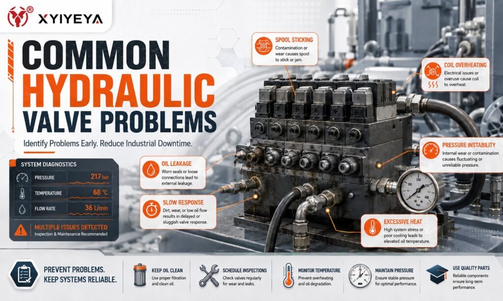 common hydraulic valve problems
