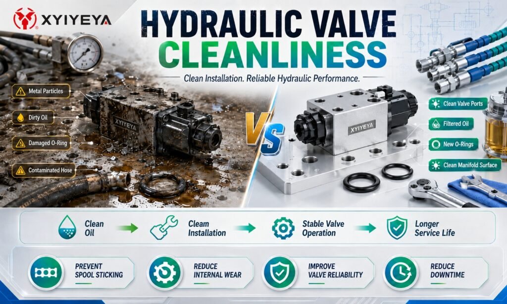 hydraulic valve cleanliness